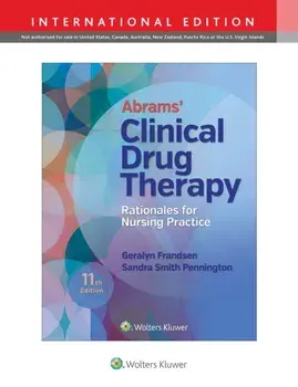 Abrams' Clinical Drug Therapy. Eleventh, International Edition, Paperback/Geralyn Frandsen