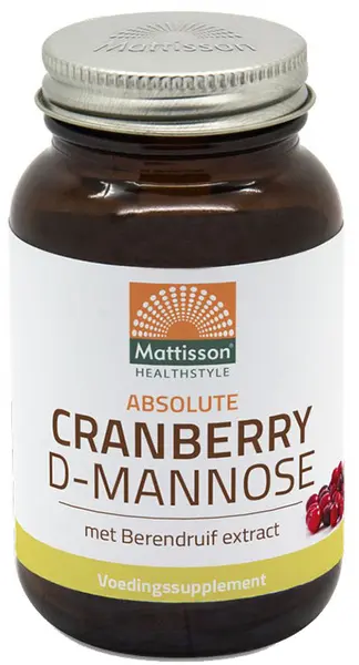 Absolute Cranberry D-Mannose, 90 tablete, Mattisson Healthstyle