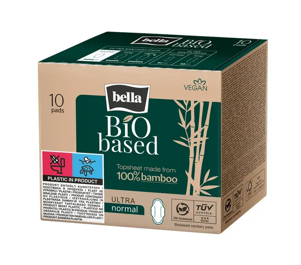 Absorbante Bio Based Normal, 10 bucati, Bella