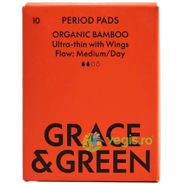 Absorbante din Bambus Organic pentru Zi 10buc