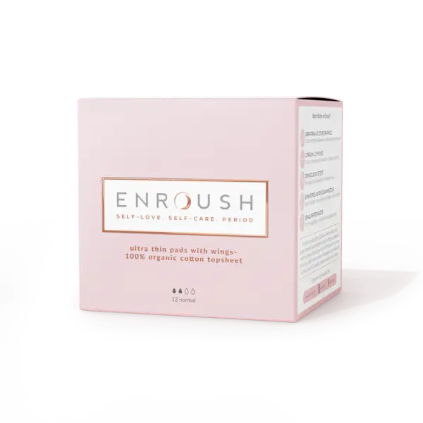 Absorbante din bumbac organic normale – 12 bucăți Enroush Absorbante din bumbac organic normale – 12 bucăți Enroush