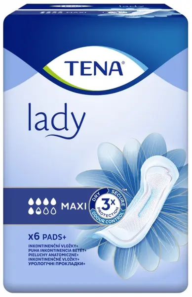 Absorbante femei Tena Lady - Maxi, 6 buc.
