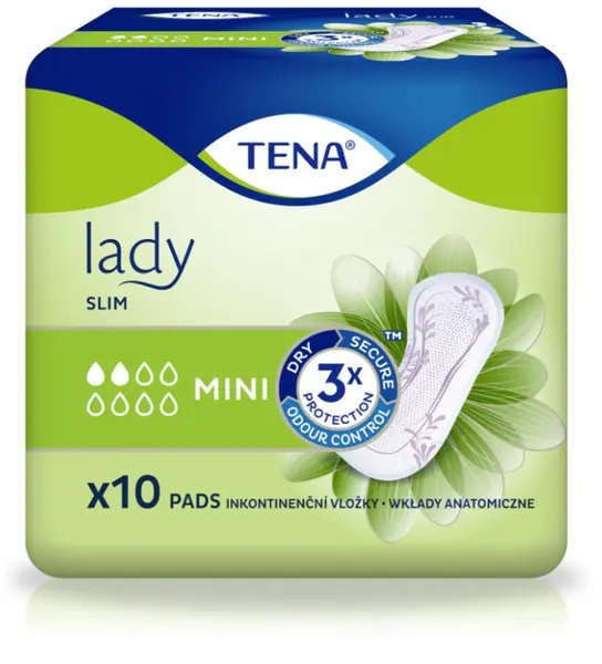 Absorbante femei Tena Lady - Slim Mini, 10 buc.