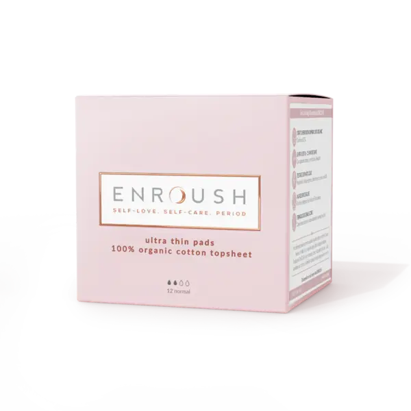 Absorbante organice Normal, 12 bucati, Enroush