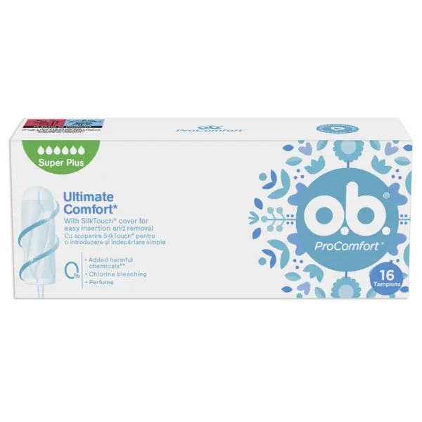 Absorbante ProComfort Super Plus, 16 bucati, O.B.