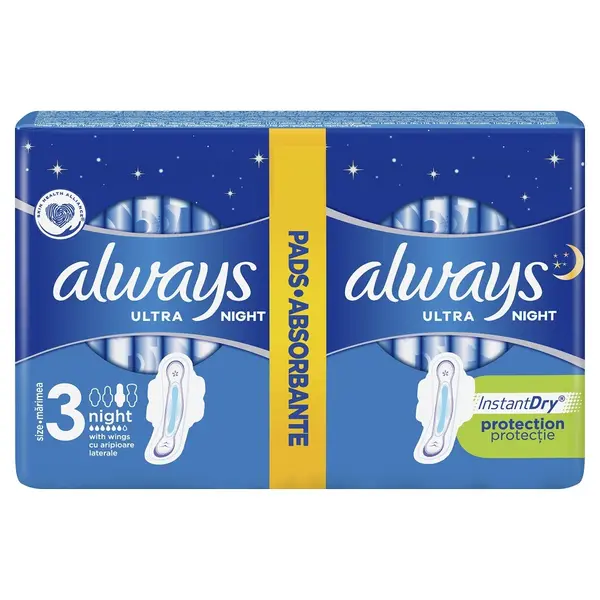 Absorbante Ultra Night, 12 bucati, Always