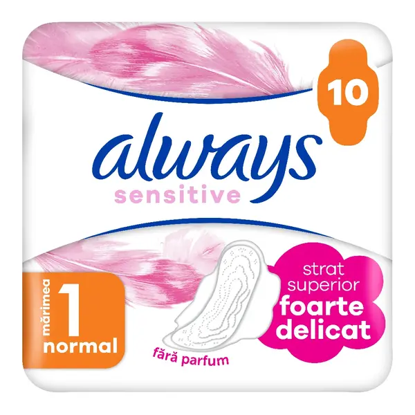 Absorbante Ultra Sensitive Normal, 10 bucati, Always