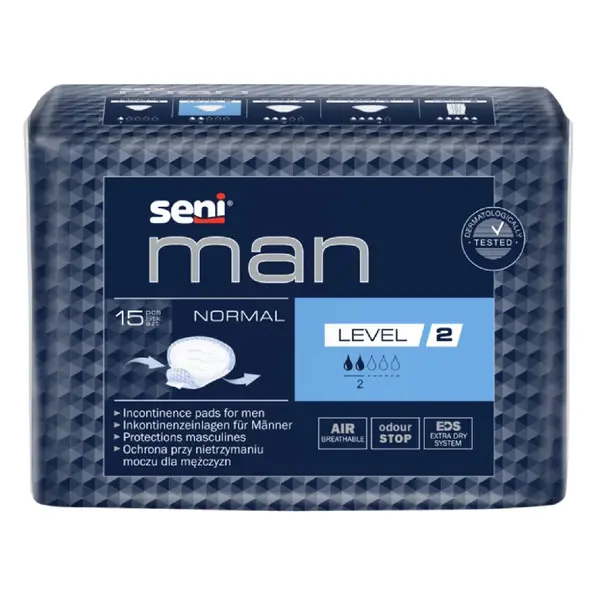 Absorbante urologice Normal, Man, 15 bucati, Seni
