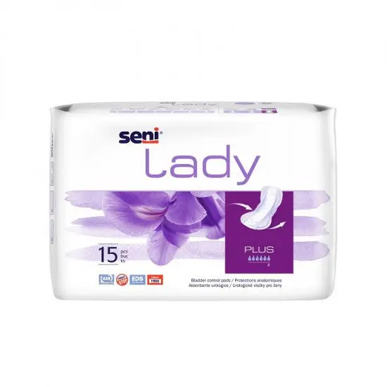 Absorbante urologice pentru femei, Plus, 15 bucati, Seni Lady