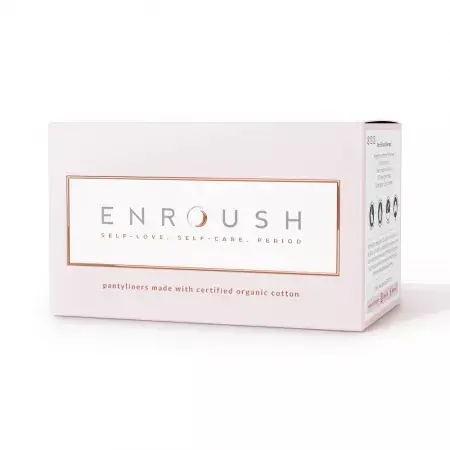 Absorbante zilnice bumbac organic, 24 bucati, Enroush