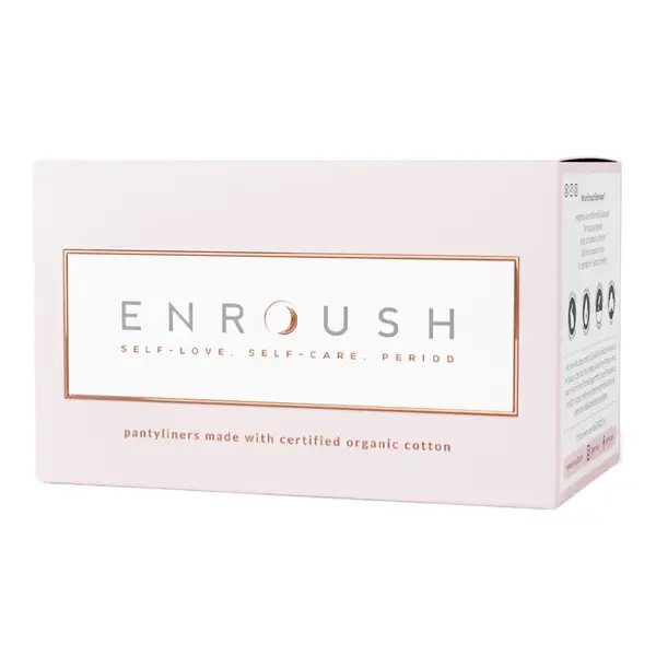 Absorbante zilnice din bumbac organic, 24 bucati, Enroush