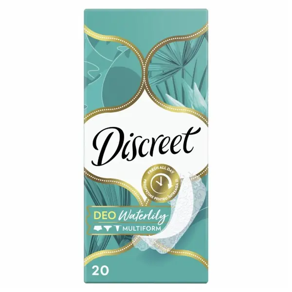 Absorbante Zilnice Discreet Deo Waterlily, 20 Bucati