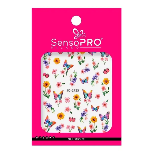 Abtibild Unghii SensoPRO Milano - Butterfly Effect