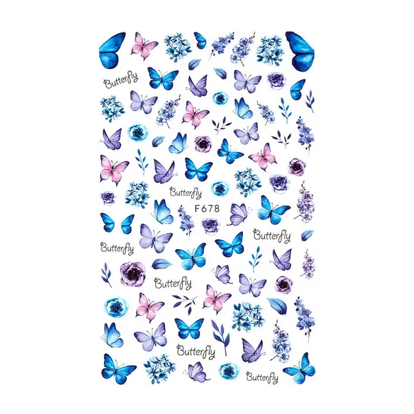 Abtibild Unghii SensoPRO Milano Butterfly Fly, model F678