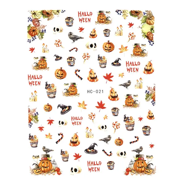 Abtibild Unghii SensoPRO Milano Halloween Rocks, model HC-021
