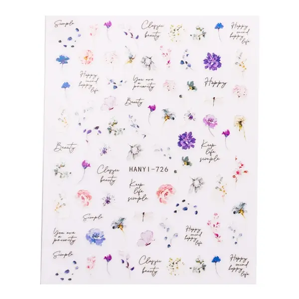 Abtibild Unghii SensoPRO Milano - Happy Blooms