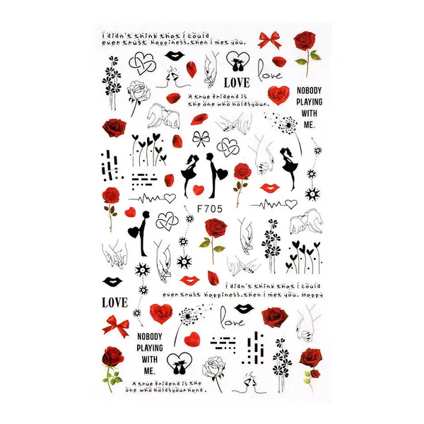 Abtibild Unghii SensoPRO Milano Love Spice, model F705