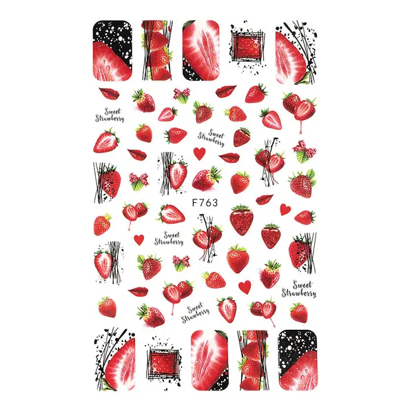 Abtibild Unghii SensoPRO Milano Strawberry Juice, model F763