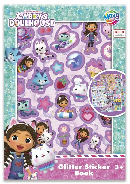 Abtibilduri cu sclipici - Gabby s Dollhouse