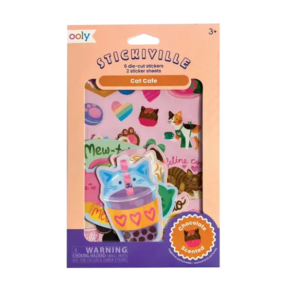 Abtibilduri parfumate - Stickiville Cat Cafe