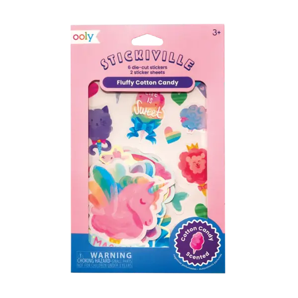 Abtibilduri parfumate - Stickiville Fluffy Cotton Candy