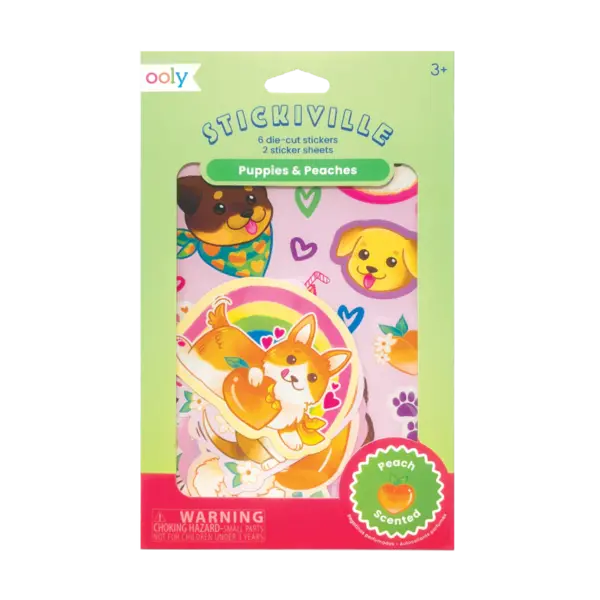 Abtibilduri parfumate - Stickiville Puppies and Peaches