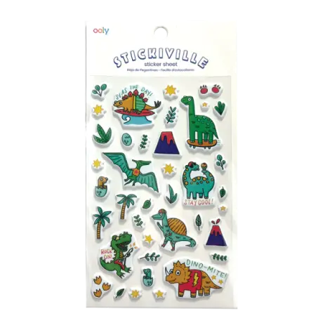 Abtibilduri pufoase Dinozauri Stickiville Dino-Mite!