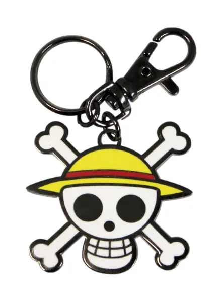 Abysse One Piece Skull Luffy Metal Keychain (abykey004)