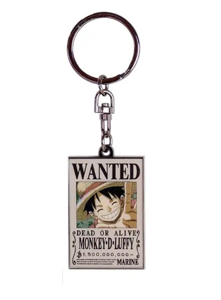Abysse One Piece Wanted Luffy Keychain (abykey390)