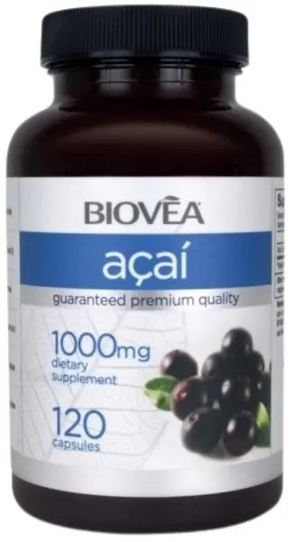 Acai Berry, 1000 mg, 120 capsule, Biovea