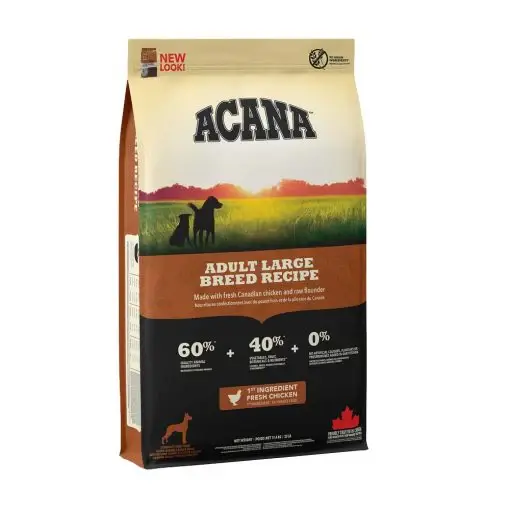ACANA Dog Adult Large Breed, Pui, hrană uscată fără cereale câini 17kg