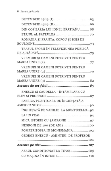 Accent pe istorie. Volumul II | Mihaela Simina