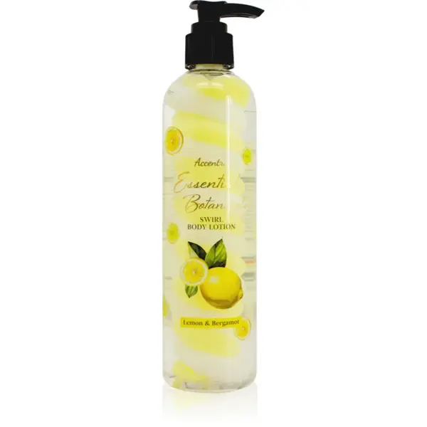 Accentra Essential Botanicals Body Lotion lapte de corp cu parfum Lemon & Bergamot 300 ml