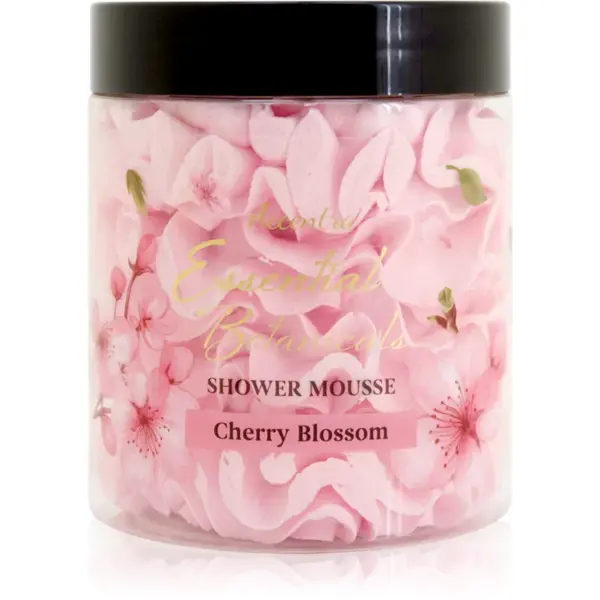 Accentra Essential Botanicals Shower Mousse spumă pentru duș parfum Cherry Blossom 200 g