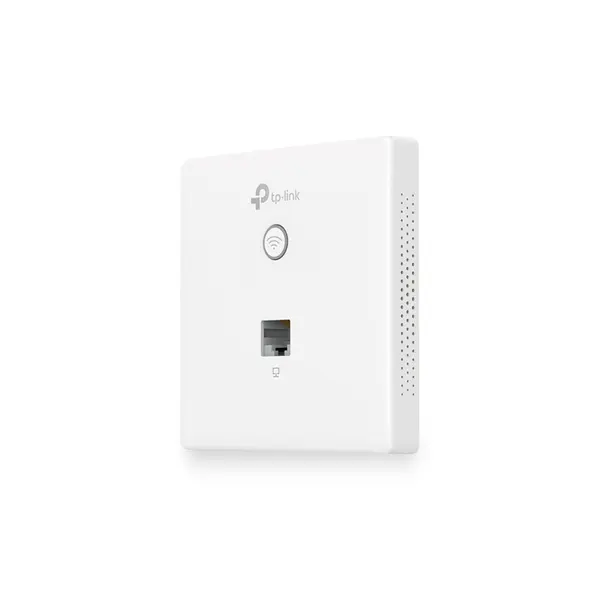Acces Point wireless TP-Link Omada EAP115-WALL, 2 porturi, 2.4 GHz, 300 Mbps, PoE