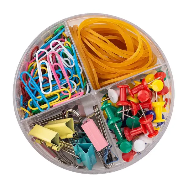 Accesorii birou agrafe elastice clips ace Deli Accesorii birou agrafe elastice clips ace Deli