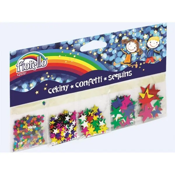 Accesorii creatie metal confetti stele, diverse modele,5 dimensiuni