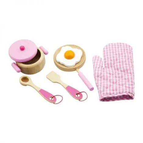 Accesorii de bucatarie din lemn, Viga Toys