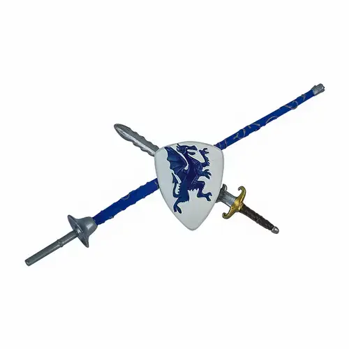 Accesorii figurine Papo - Set 10 sabii si scuturi (Multicolor)