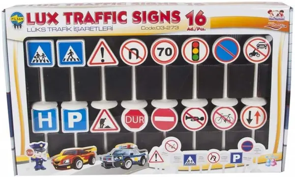 Accesorii pentru jocul Pilsan - Indicatoare rutiere