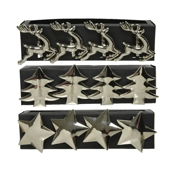 Accesorii pentru servetele - Napkin Ring Zinc - mai multe modele | Kaemingk