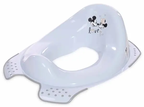 Accesoriu anatomic pentru scaunul de toaleta Lorelli - Mickey Love, albastru deschis