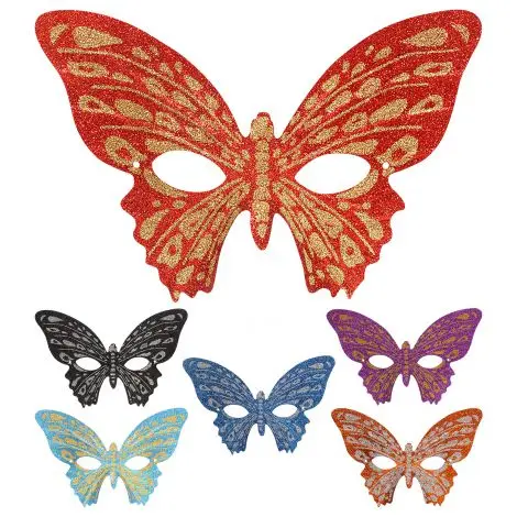 Accesoriu carnaval - Masca Fluture Glitter 11
