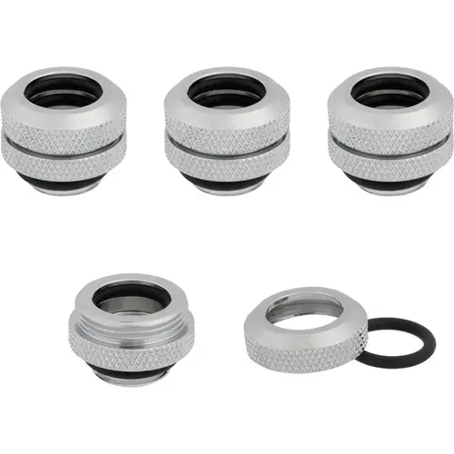 Accesoriu cooling Corsair Hydro X Series XF Hardline 12mm OD Fittings Four Pack Chrom