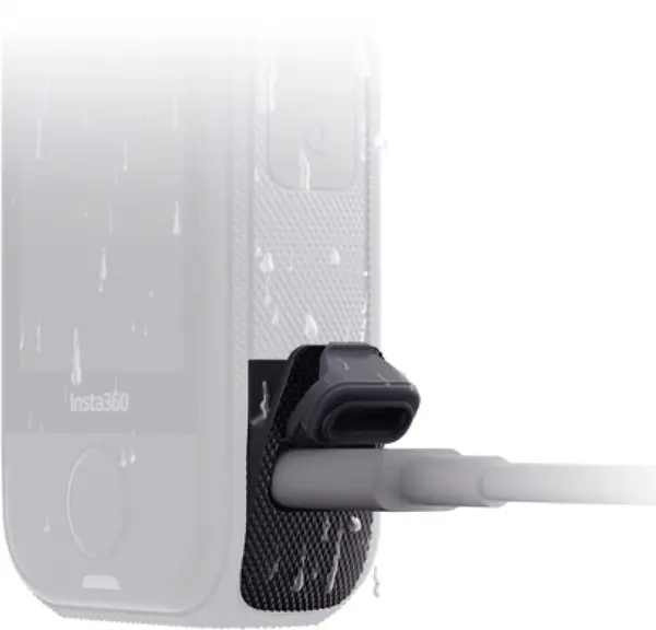Accesoriu Insta360 - X4 Air All-Weather USB Charging Cover, negru