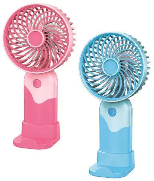 Accesoriu pentru copii RS Toys – Mini ventilator cu 3 viteze, sortiment
