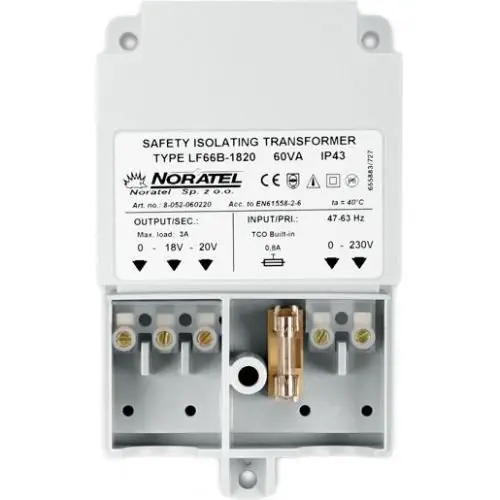 Accesoriu Satel TR 60 VA, Transformator