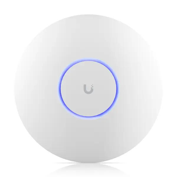 Access Point Ubiquiti UniFi, WiFi 7, Tri-band, 2.5 GbE, 5765 Mbps, PoE+, montaj perete/tavan, 300+ utilizatori, U7-PRO