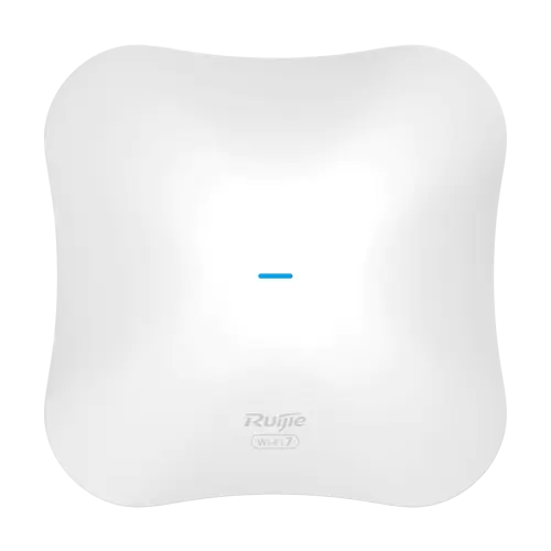 Access Point Wi-Fi 7, BE14000 Tri-Band, 1 x SFP+ 10G, 1 x RJ45 2.5G, PoE, Cloud Management - Ruijie RG-RAP73Pro