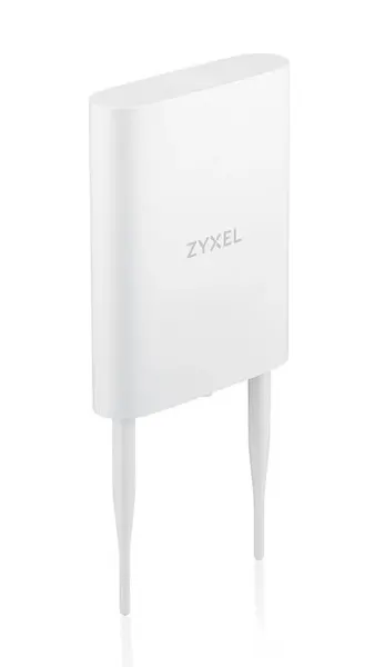 Access point Zyxel NWA55AXE-EU0102F, exterior, Wi-Fi-6, dual-radio 2.4GHz, 5GHz, 1 port 10/100/1000Mbps, PoE 16W, management Nebula cloud
